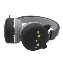 Load image into Gallery viewer, Playful Meow - Black Cat Wireless Headphones- Review
