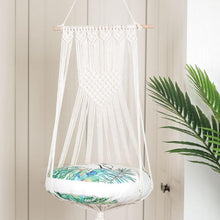 Load image into Gallery viewer, Playful Meow - Boho-Chic Macrame Hammock for Cats- Review

