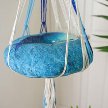 Load image into Gallery viewer, Playful Meow - Boho-Chic Macrame Hammock for Cats- Review
