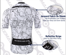 Load image into Gallery viewer, Playful Meow - Breathable Cat Cycling Jersey (Plus Size Available)- Review
