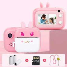 Load image into Gallery viewer, Bunny Instant Printout Camera [HD 1080P]
