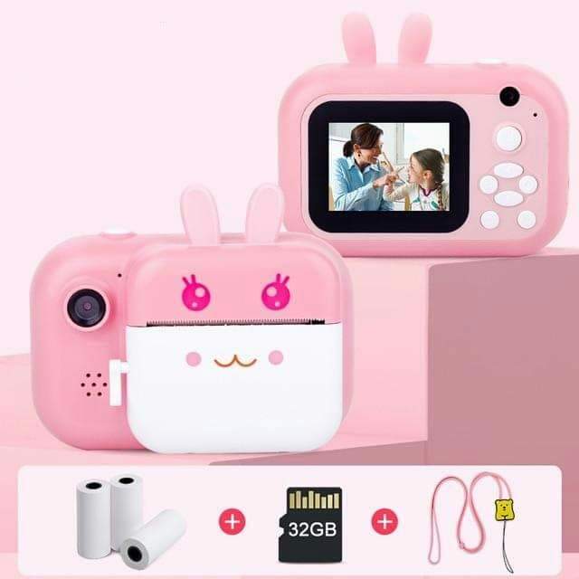 Bunny Instant Printout Camera [HD 1080P]