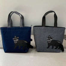 Load image into Gallery viewer, Playful Meow - Canvas Fluffy Cat Tail Tote Bag- Review
