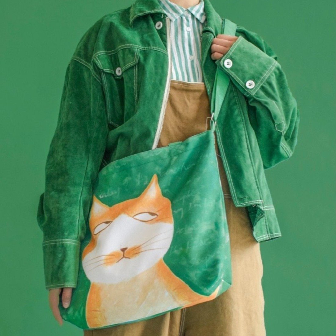 Playful Meow - Cartoon Cat Canvas Bag- Review