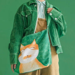 Playful Meow - Cartoon Cat Canvas Bag- Review
