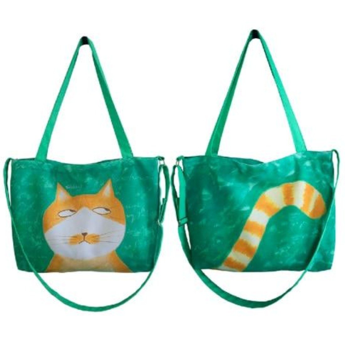 Playful Meow - Cartoon Cat Canvas Bag- Review