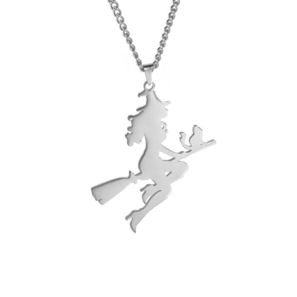 Cat And The Witch Necklace