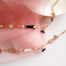 Load image into Gallery viewer, Playful Meow - Cat Chasing Mt Fuji Bracelet- Review

