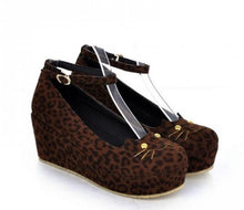 Load image into Gallery viewer, Playful Meow - Cat Ear Mary-Jane Shoes [Platform]- Review
