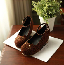 Load image into Gallery viewer, Playful Meow - Cat Ear Mary-Jane Shoes [Platform]- Review
