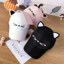 Load image into Gallery viewer, Playful Meow - Cat Ear Snapback Cap- Review
