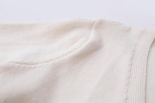 Load image into Gallery viewer, Playful Meow - Cat Embroidery Knitted Cardigan &amp; Denim Jeans- Review
