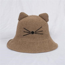 Load image into Gallery viewer, Playful Meow - Cat Face Bucket Hat With Tail- Review
