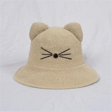 Load image into Gallery viewer, Playful Meow - Cat Face Bucket Hat With Tail- Review

