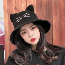 Load image into Gallery viewer, Playful Meow - Cat Face Bucket Hat With Tail- Review
