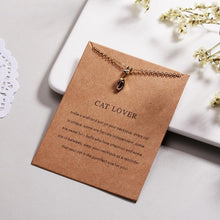 Load image into Gallery viewer, Playful Meow - Cat Holding Chain Necklace- Review

