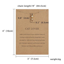 Load image into Gallery viewer, Playful Meow - Cat Holding Chain Necklace- Review
