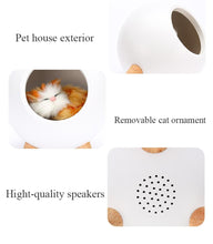 Load image into Gallery viewer, Playful Meow - Cat House Bluetooth Speaker Night Light- Review
