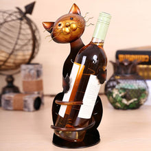 Load image into Gallery viewer, Cat Hug Wine Holder
