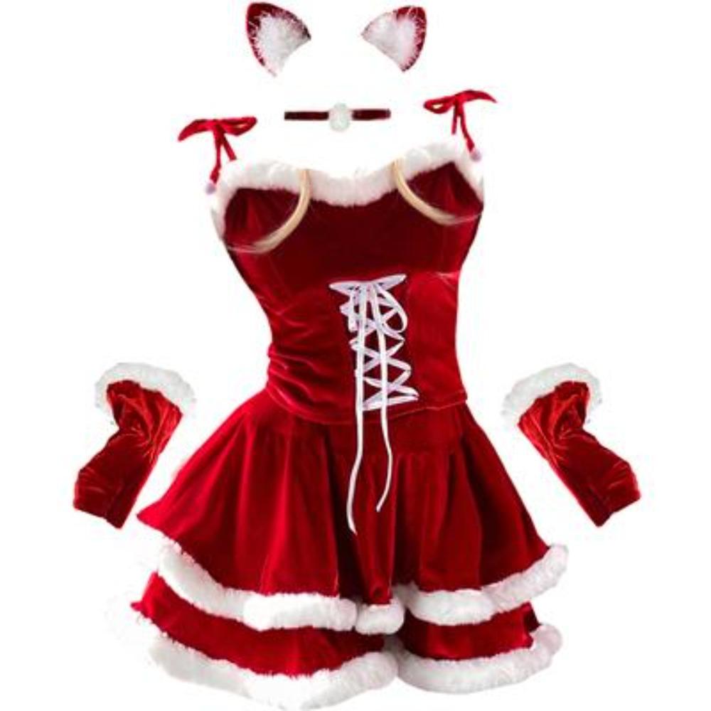 Cat Lady Christmas Costume Set