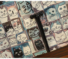 Load image into Gallery viewer, Playful Meow - Cat Print Bodycon Cheongsam (Plus Size Available)- Review

