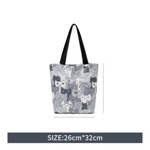 Load image into Gallery viewer, Playful Meow - Cat Print School Bag- Review
