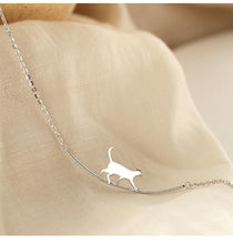 Load image into Gallery viewer, Playful Meow - Cat Walk Clavicle Necklace (925 Silver)- Review
