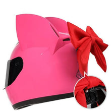 Load image into Gallery viewer, Playful Meow - Cat Woman Full Face Motorcycle Helmet- Review
