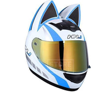 Load image into Gallery viewer, Playful Meow - Cat Woman Full Face Motorcycle Helmet- Review
