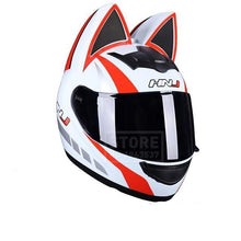 Load image into Gallery viewer, Playful Meow - Cat Woman Full Face Motorcycle Helmet- Review
