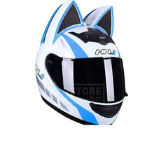 Load image into Gallery viewer, Playful Meow - Cat Woman Full Face Motorcycle Helmet- Review
