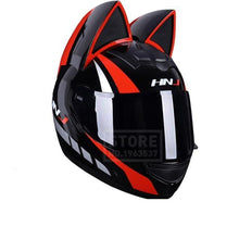 Load image into Gallery viewer, Playful Meow - Cat Woman Full Face Motorcycle Helmet- Review
