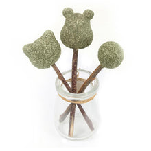 Load image into Gallery viewer, Playful Meow - Catnip Cat Toy Pet Kitten Chewing toy herbe a chat Cute Lollipop Silvervine Ball Catnip Treat Ball Cat Teething Toy Cat Supplies- Review
