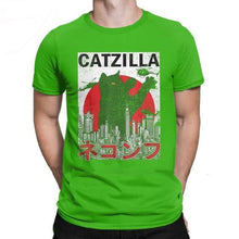 Load image into Gallery viewer, Playful Meow - Catzilla T Shirt [Plus Size Available]- Review
