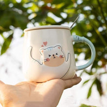 Load image into Gallery viewer, Cheeky Kitty Mug Set
