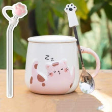 Load image into Gallery viewer, Cheeky Kitty Mug Set
