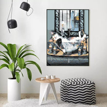 Load image into Gallery viewer, Playful Meow - &quot;Cheers Hooman&quot; DIY Painting- Review

