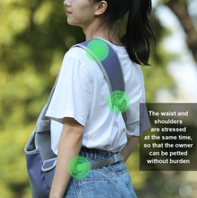 Load image into Gallery viewer, Playful Meow - Chest Bag Cat Carrier- Review
