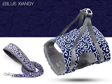 Load image into Gallery viewer, Playful Meow - Classic Japanese Print Cat Harness Vest and Leash [Escape Proof]- Review
