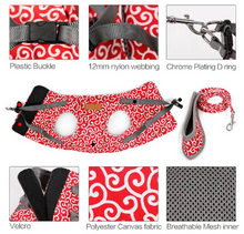 Load image into Gallery viewer, Playful Meow - Classic Japanese Print Cat Harness Vest and Leash [Escape Proof]- Review
