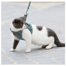 Load image into Gallery viewer, Playful Meow - Classic Japanese Print Cat Harness Vest and Leash [Escape Proof]- Review
