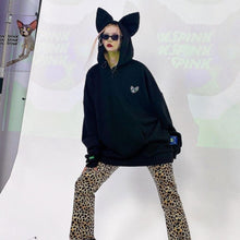 Load image into Gallery viewer, Clawsome Sphynx Cat Ears Hoodie
