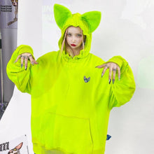 Load image into Gallery viewer, Clawsome Sphynx Cat Ears Hoodie
