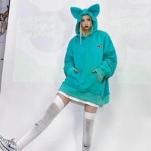 Load image into Gallery viewer, Clawsome Sphynx Cat Ears Hoodie
