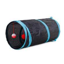 Load image into Gallery viewer, Playful Meow - Collapsible Indoor Outdoor Cat Tunnel- Review
