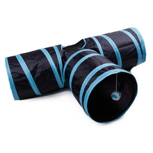 Load image into Gallery viewer, Playful Meow - Collapsible Indoor Outdoor Cat Tunnel- Review
