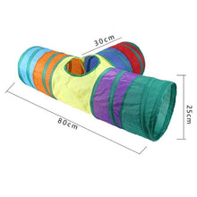 Load image into Gallery viewer, Playful Meow - Collapsible Indoor Outdoor Cat Tunnel- Review
