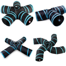Load image into Gallery viewer, Playful Meow - Collapsible Indoor Outdoor Cat Tunnel- Review
