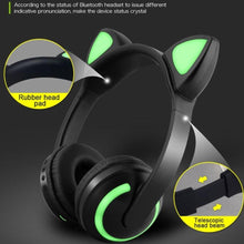 Load image into Gallery viewer, Playful Meow - Colorful Cat Ear Bluetooth Headphones- Review
