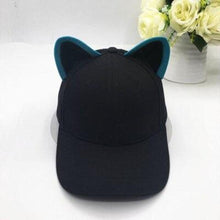 Load image into Gallery viewer, Cool Cat Ears Baseball Cap
